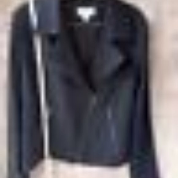 Liz Claiborne Black Short Jacket Zipper M Simply Liz - Picture 3 of 5